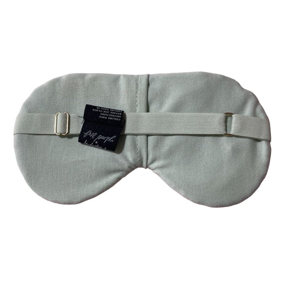 Free People Understated Cooling Leather Face Mask Adjustable Stars Green - Picture 2 of 6